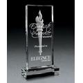 Sculpted Torch Crystal Award